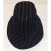 Peter Grimm Hat Fedora Cap MTV Logo "RARE"Size L/XL Black w/Stripes Cotton Blend  eb-63115477